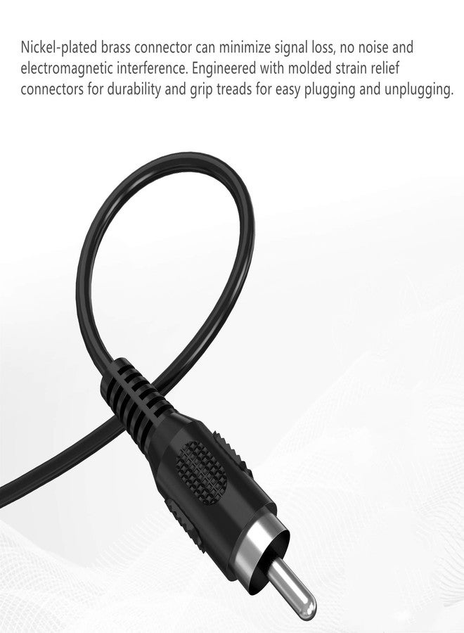 RFAdapter RCA to 3.5mm Mono, 6ft 3.5mm 1/8 inch Mono Male Plug to RCA Male Audio Cable Adapter, for Speakers, Subwoofer - Image 5